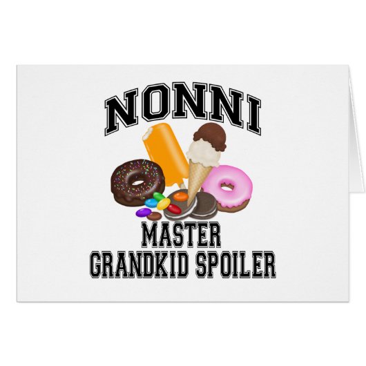 Grandkid Spoiler Nonni Cards (Front Horizontal)