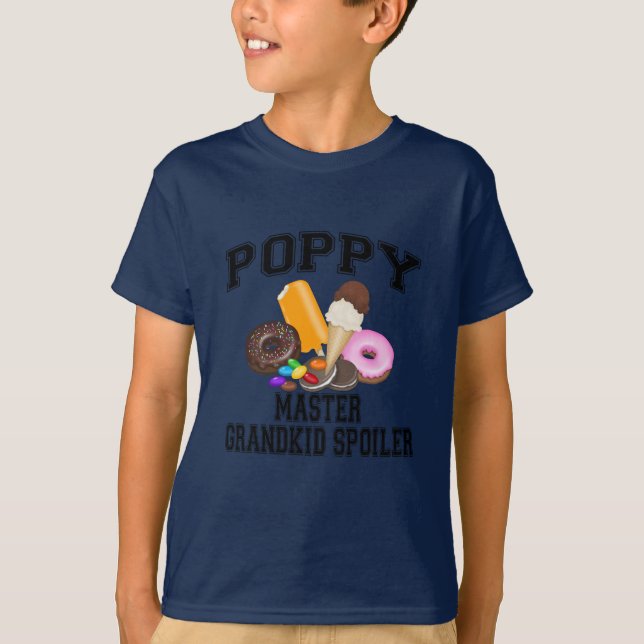 Grandkid Spoiler Poppy T-Shirt (Front)