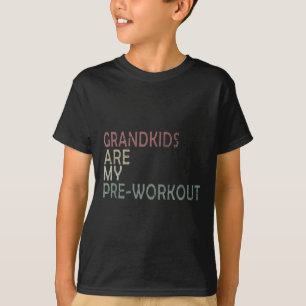 Grandkids Are My Pre-workout Fitness Nana Vintage T-Shirt