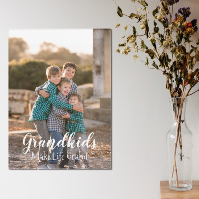 Grandkids Make Life Grand Acrylic Print (Creator Uploaded)