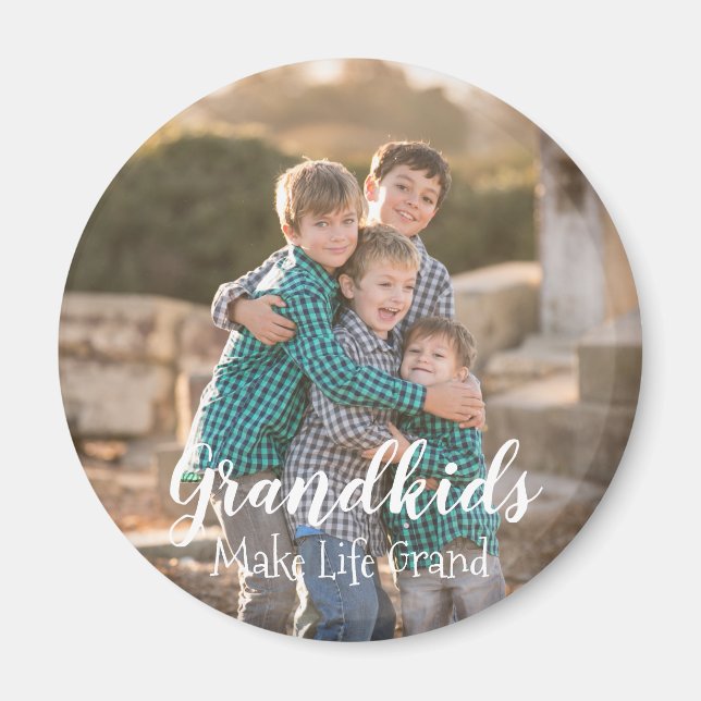 Grandkids Make Life Grand Magnet (Front)