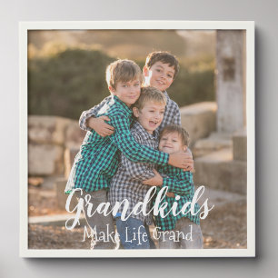 Grandkids Make Life Grand Peel And Stick Photo Tile