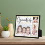Grandkids Make Life Grand Personalized 4 Photo  Plaque