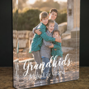 Grandkids Make Life Grand Photo Block