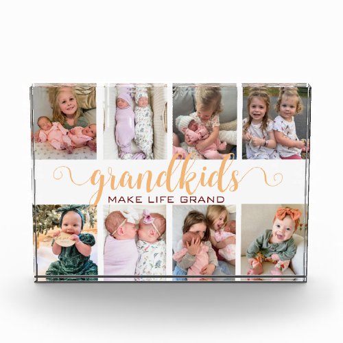Grandkids Make Life Grand Photo Grandparent Gift
