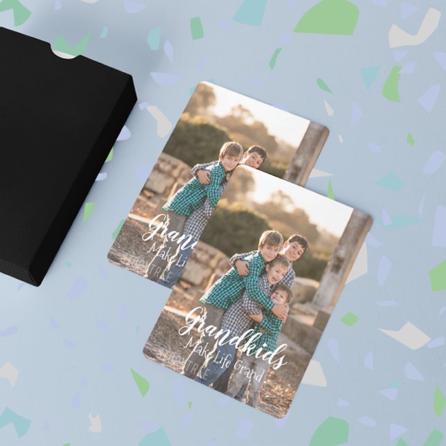 Grandkids Make Life Grand Poker Cards (Creator Uploaded)