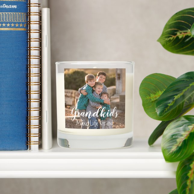 Grandkids Make Life Grand Scented Candle (Shelf)