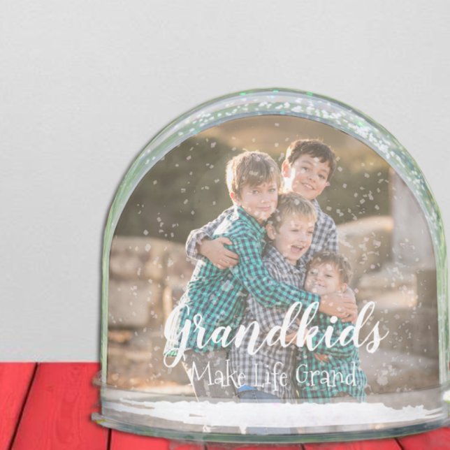 Grandkids Make Life Grand Snow Globe (Creator Uploaded)