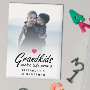 Grandkids Photo Keepsake Grandparents Day Gift Magnet