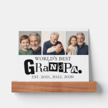 Grandkids Photos World's Best Grandpa Grandfather 