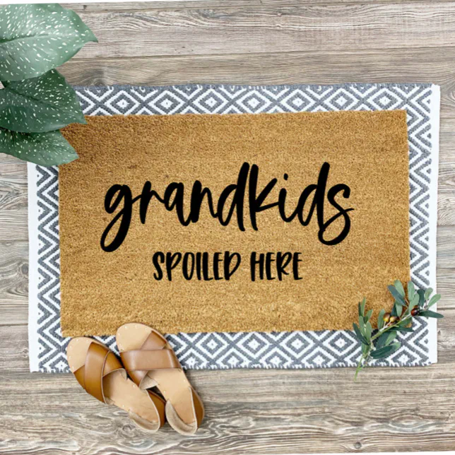 Gartenflagge 'Grandkids Spoiled Here' – Lustige Dekoration Für Oma & Opas Haus