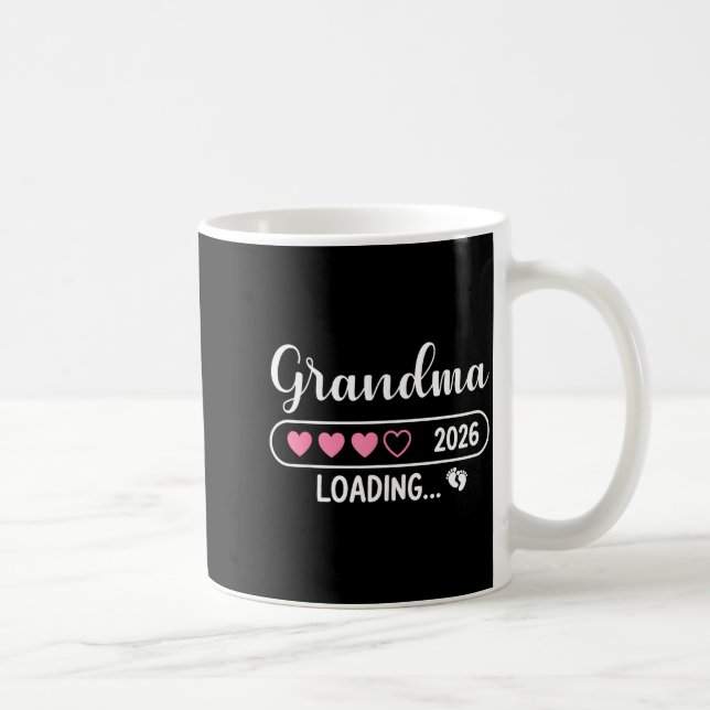 Grandma 2026 Loading New Grandma Est 2026  Coffee Mug (Right)