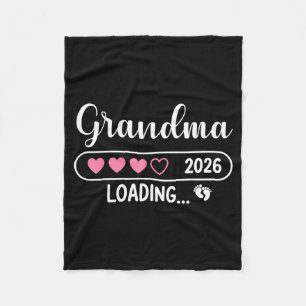 Grandma 2026 Loading New Grandma Est 2026 Fleece Blanket