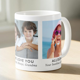 Grandma 3 Photo Coffee Mug