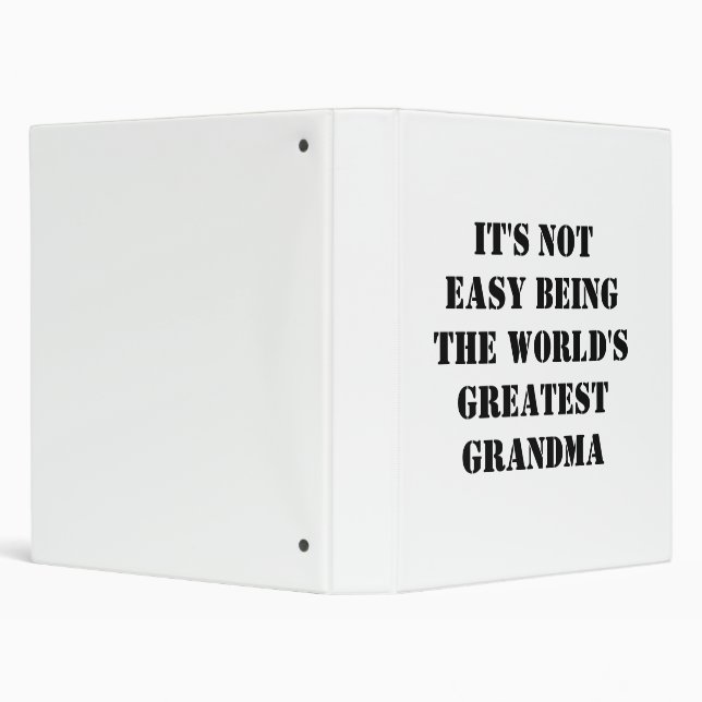 Grandma 3 Ring Binder (Background)