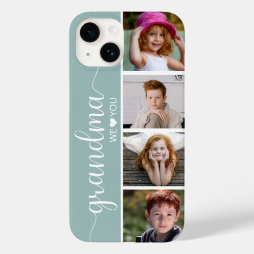 Grandma 4 Photo Case_Mate iPhone 14 Case