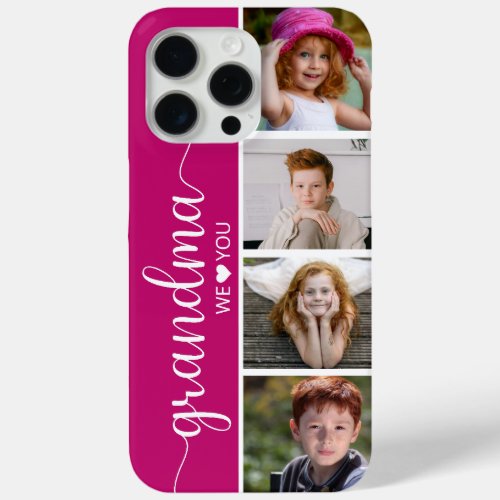 Grandma 4 Photo iPhone 15 Pro Max Case