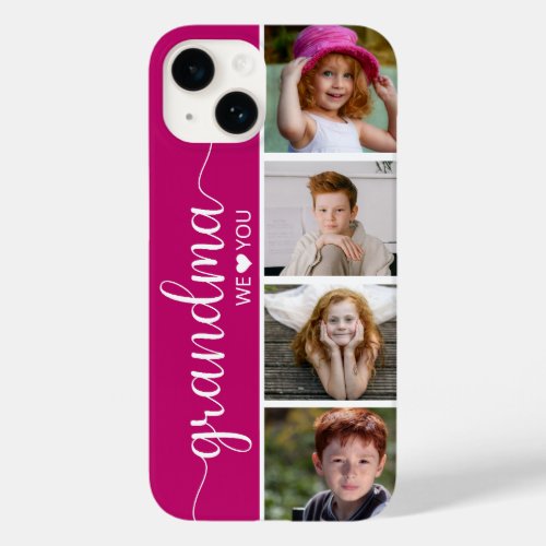 Grandma 4 Photo Case_Mate iPhone 14 Case