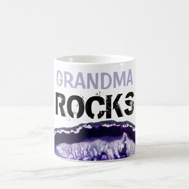 *~* Grandma Agate Rocks Lapidary Stone Coffee Mug (Center)