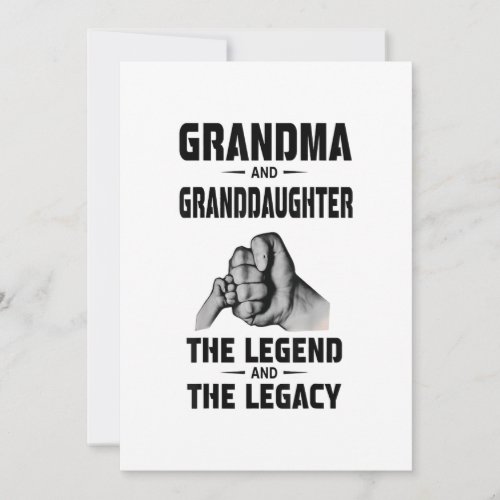 Grandma And Granddaughter Legend And Legacy Announcement