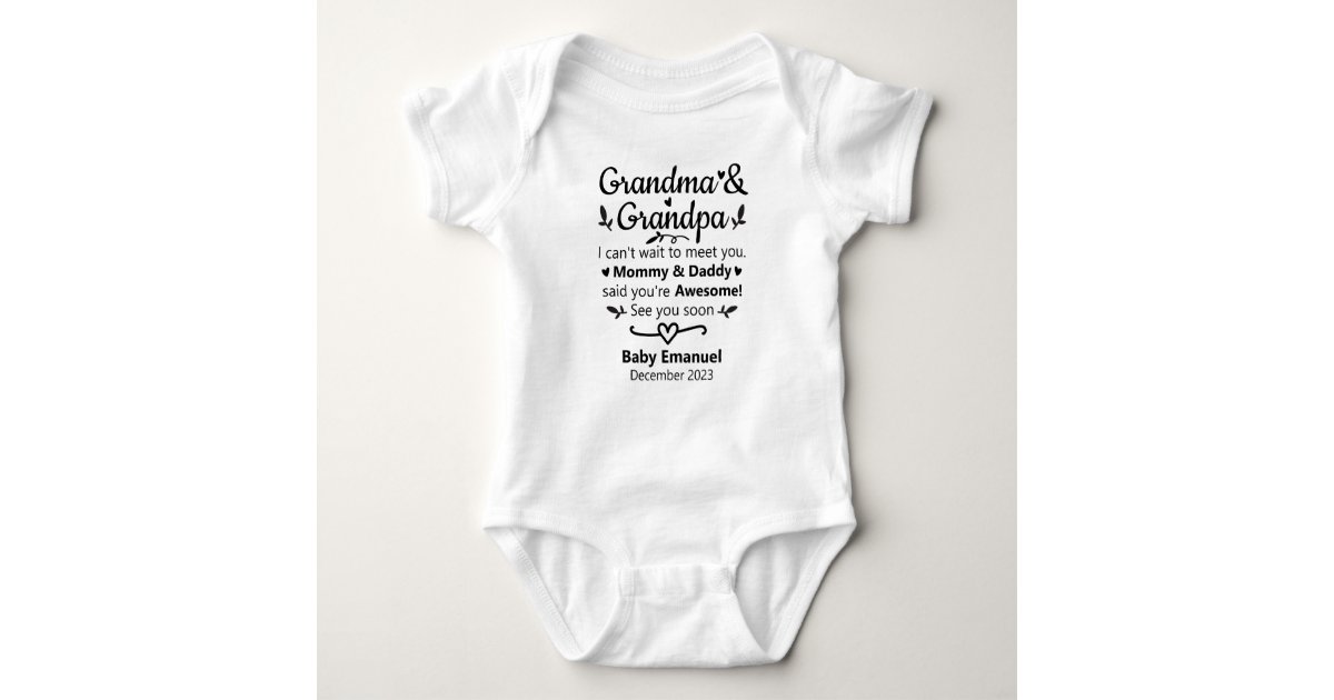 April Newborn Announcement Bodysuit Funny 2022 Baby Coming Soon