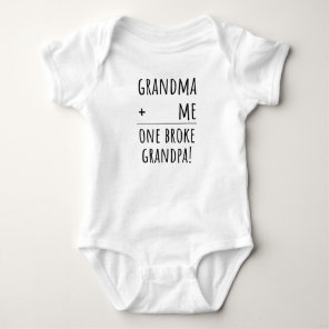 Grandma And Grandpa Funny Grandparents Baby Saying Bodysuit