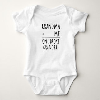 Grandma And Grandpa Funny Grandparents Baby Saying Bodysuit