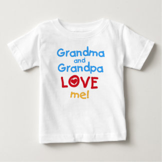 Grandma and Grandpa Love Me Baby T-Shirt