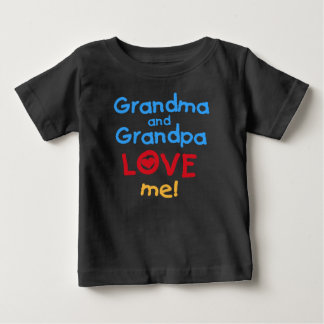 Grandma and Grandpa Love Me Baby T-Shirt
