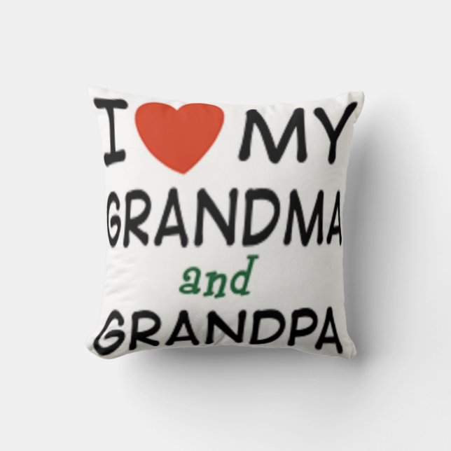Grandma and Grandpa Pillow (Front)