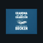 Grandma And Grandson A Bond That Can’t Be Broken Canvas Print<br><div class="desc">Grandma And Grandson A Bond That Can’t Be Broken</div>