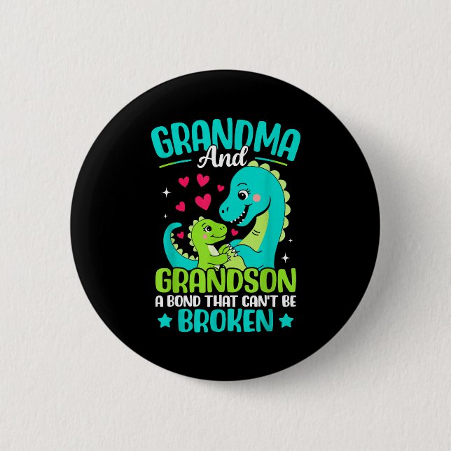 Grandma And Grandson A Bond That Can't Be Broken D Button (Front)