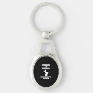 Grandma And Grandson A Bond That Cant Be Broken Keychain