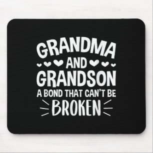 Grandma And Grandson A Bond That Can't Be Broken Mouse Pad