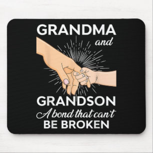 Grandma And Grandson A Bond That Can't Be Broken Mouse Pad