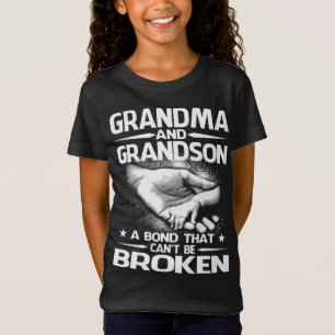 Grandma and Grandson A Bond That Can't Be Broken T-Shirt