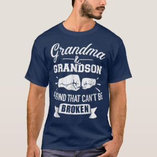 Grandma and grandson bond that can't be broken T-Shirt