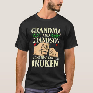 Grandma And Grandson Grandmother Motheru2019s Day T-Shirt