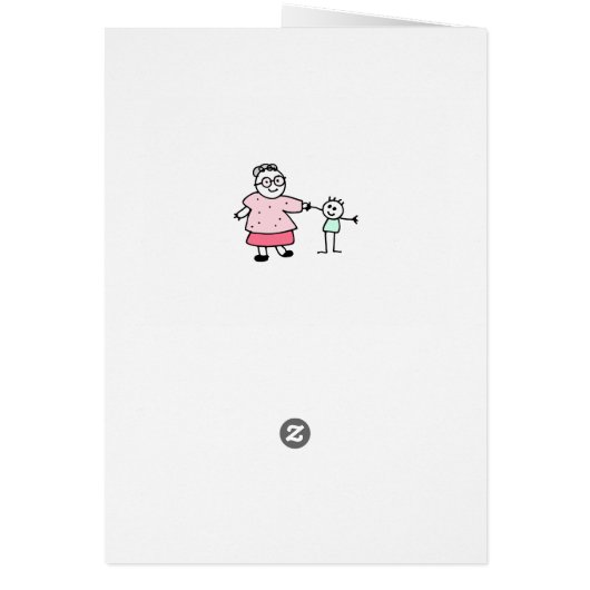 Grandma Announcement card (Back)