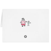 Grandma Announcement card (Back Horizontal)