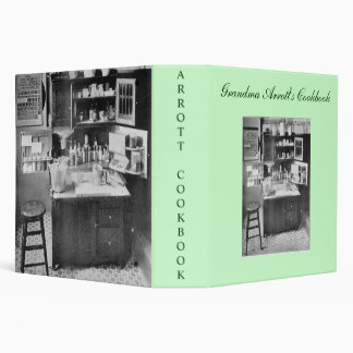Grandma Arrott's Cookbook 3 Ring Binder