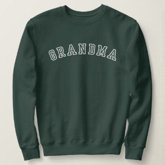 Grandma Athletic Outlined Text Sweatshirt