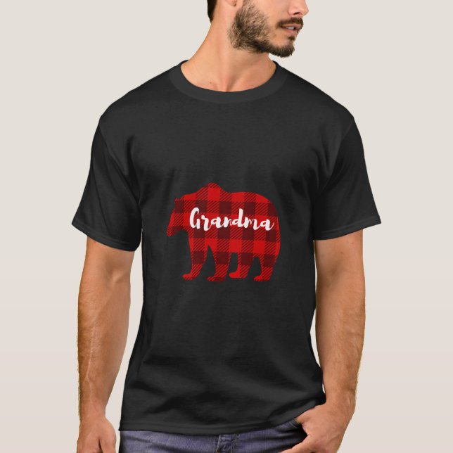 Grandma Bear Clothing Women Gift Grandparent Famil T-Shirt (Front)