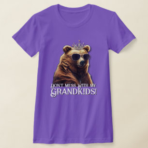 Grandma Bear "Don't Mess With My Grandkids" T-Shirt