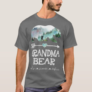 Grandma Bear Mother Gigi Bear Nature Mother's Day T-Shirt