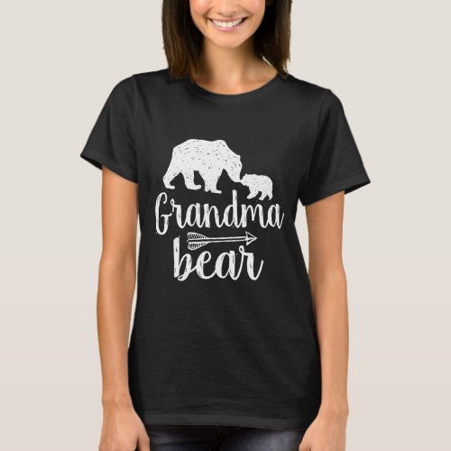 Grandma Bear Mothers Day Gift T_Shirt