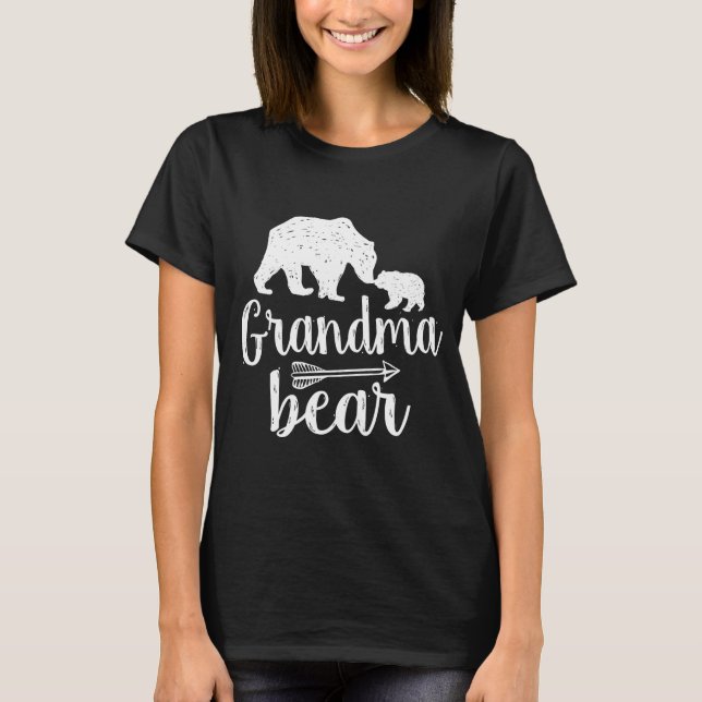 Grandma Bear Mothers Day Gift T-Shirt (Front)