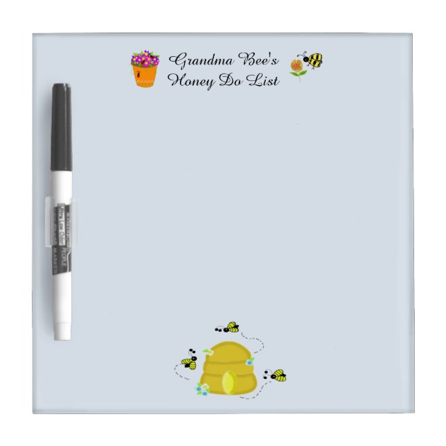 Grandma Bees Honey Do List Dry-Erase Board (Front)