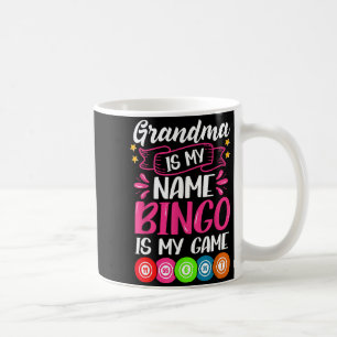 Grandma Bingo Player Funny Bingo Quote Design  Coffee Mug
