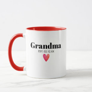 Grandma Birth Announcement Mug